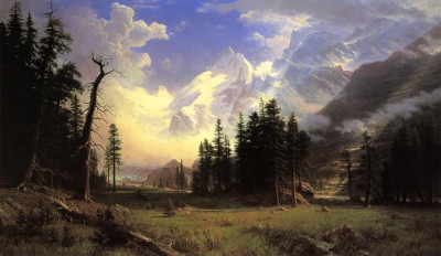 The Morteratsch Glacier Upper Engadine Valley Pontresina Albert Bierstadt